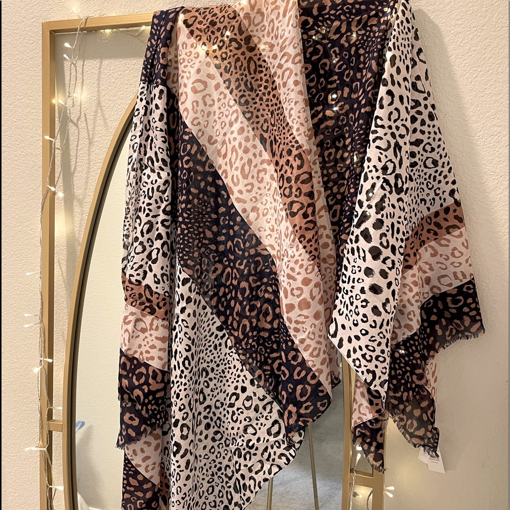 Ann Taylor Animal Print Scarf